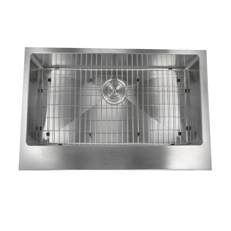 Pro Series 32.5'' L Stainless Steel Farmhouse Single Basin Kitchen Sink