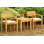 Austyn Outdoor 3 - Piece Teak Bistro Set
