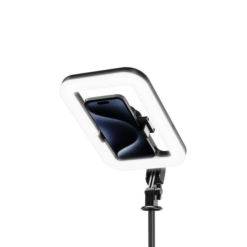 72" Extendable Selfie Ring Light With Tripod Stand - Adjustable Phone Holder, 3 Colour Modes & 9 Brightness Levels For Live Streaming, Video Calls, Makeup, Gaming, Content Creation, USB-C Powered