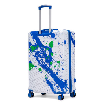 PC Spinner Wheel Luggage, Carry on Suitcase, With Printed pattern and Combination Lock, Suitable For Travel Vacations / Business Trips / Campus Life