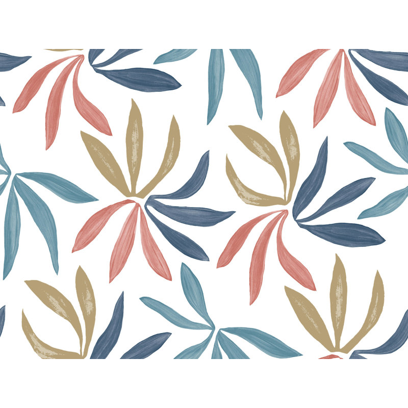 Papier peint Little Garden, Bleu