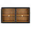 Console de rangement en bois 60 po avec 3 tiroirs et armoire-2080563214