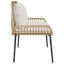Poly Rattan Outdoor Bench