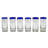Handblown Shot Glasses Cobalt Blue Rim 