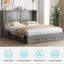 Grand lit escamotable avec 2 tiroirs sans matelas USB-1560084100