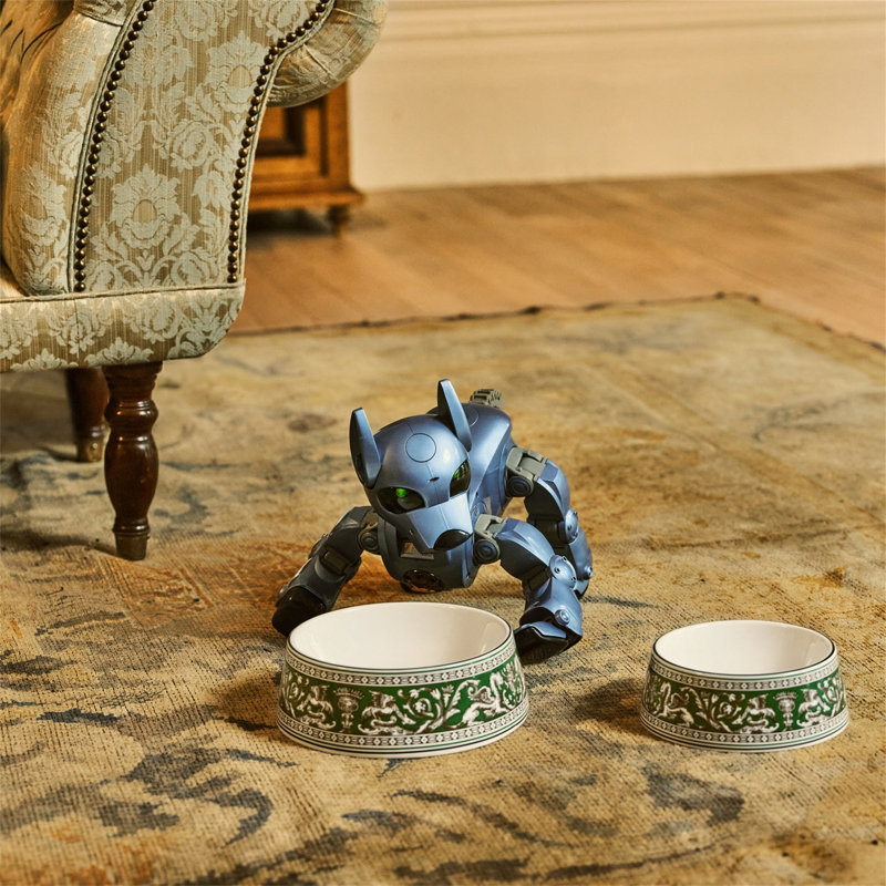 Florentine 8.2in Pet Bowl, Green