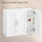 Wall Mounted Cabinet with Three Doors