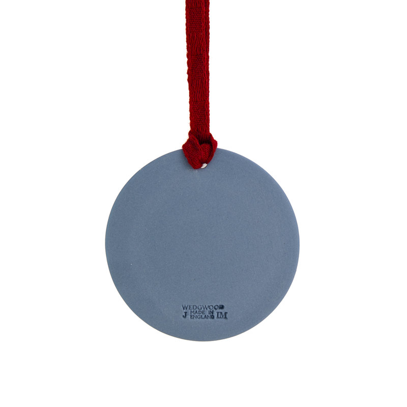 Festive Tree Ornament, Blue & White