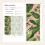 Papier peint floral de feuilles de bananier tropical