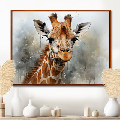 Décoration murale élégante girafe Krithi