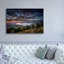 Toile épique Graffiti «Dusk At Hauteur Of Land» par Rick Berk, 60 po x 40 po