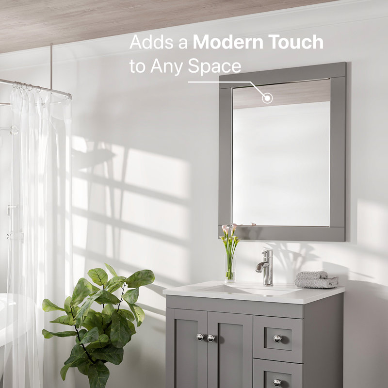 Miroir mural Pichardo, Gris
