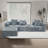Convertible Modular Sectional Sofa Set Compression Sofa