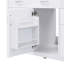 Meuble-lavabo moderne avec rangement à fermeture douce et lavabo en résine