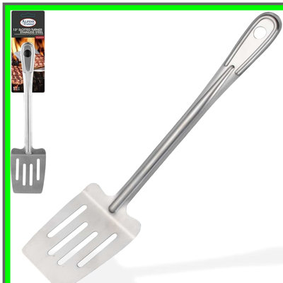 Stainless Steel Slotted Spatula for Cooking and Grilling