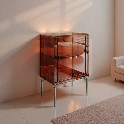 Buffet décoratif minimaliste en acrylique de style italien