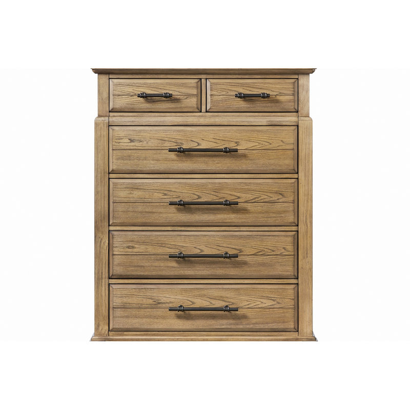 Commode à 6 tiroirs, commode avec cadre en bois, commode pour l'espace de vie