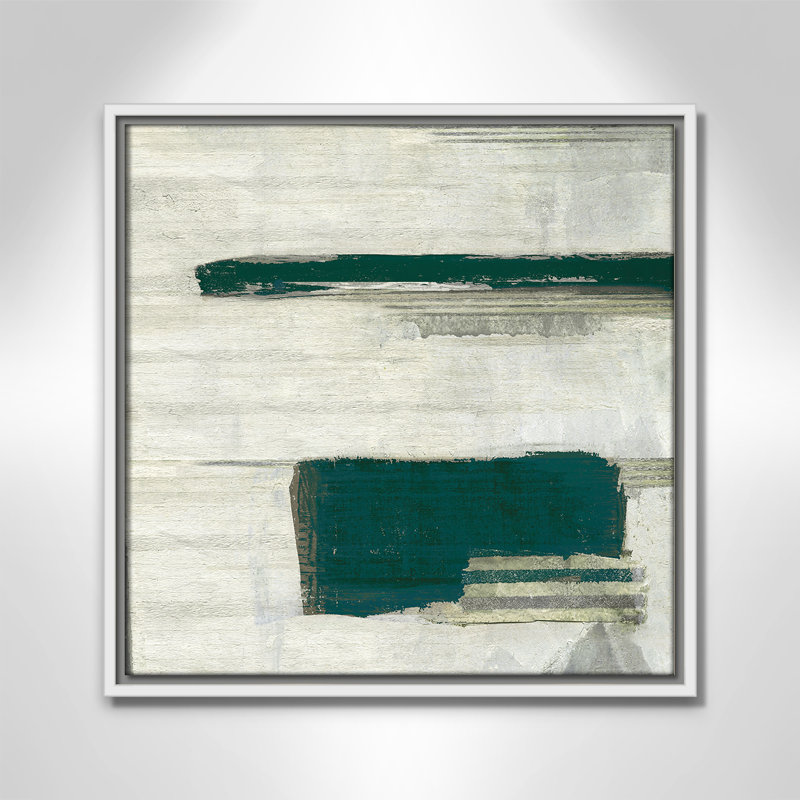 «Transformative Print» par Sally Swatland, H 17,5 po x l 17,5 po, Blanc