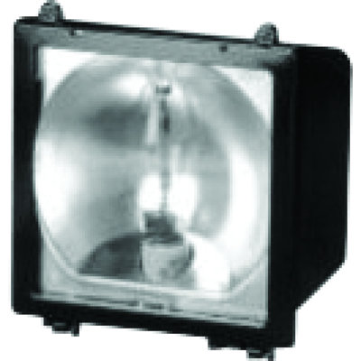 Ensemble de 1 lumière murale de sécurité intérieure / extérieure en aluminium bronze antique pour zone de sécurité avec verre trempé transparent