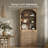 72" Tall Modern Bookshelf with 3 Drawers-120112868