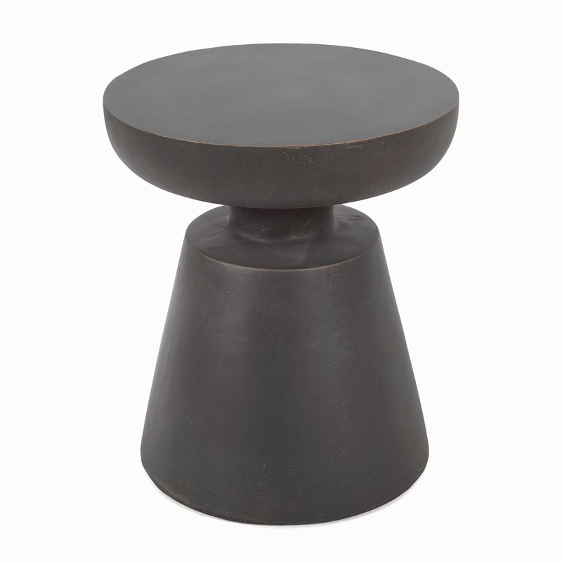 Outdoor Lightweight Concrete Side Table