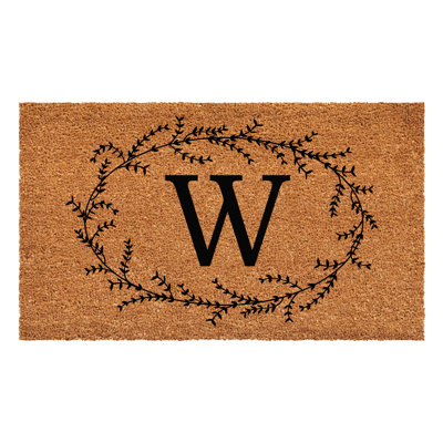 Holubov Personalizable Non-Slip Floral Doormat