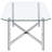 Linda Chrome 2-piece Coffee Table Set