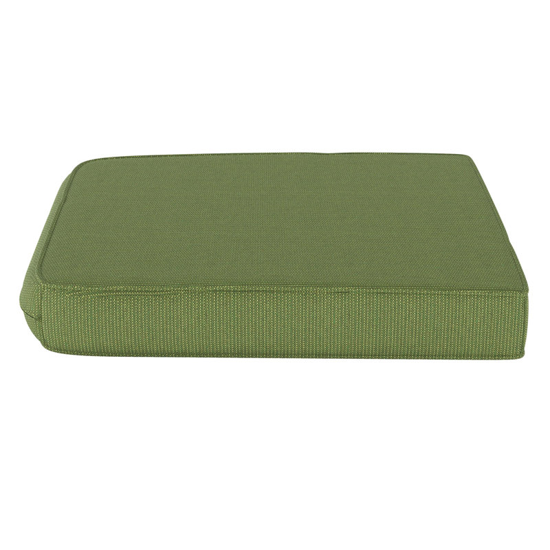 Outdoor Sunbrella® Seat Cushion, Spectrum Cilantro Sunbrella® Plainweave, 20" W x 18" D