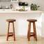 Tabouret de bar 24 po en teck massif 