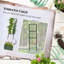 Lit de jardin surélevé, jardinière d'extérieur avec treillis pour vignes grimpantes, légumes, fleurs