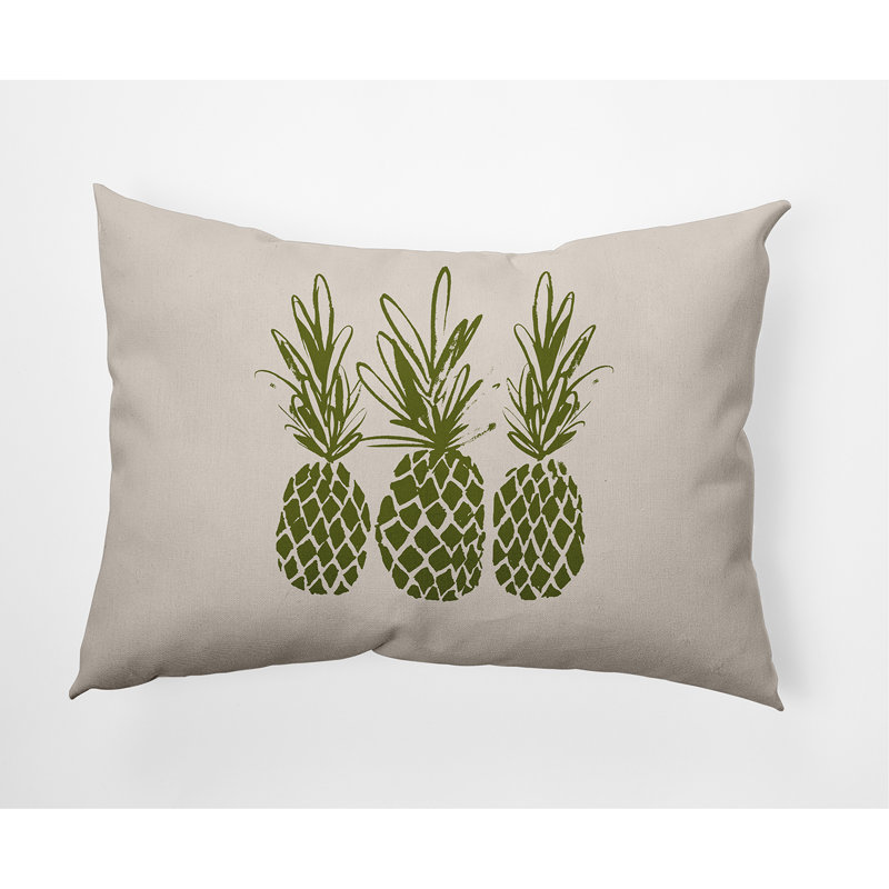 Reversible Throw Pillow, Olive