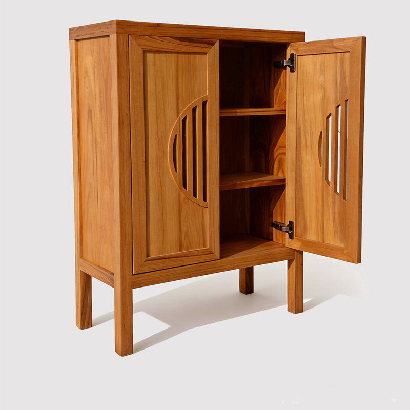 Armoire à chaussures en bois massif