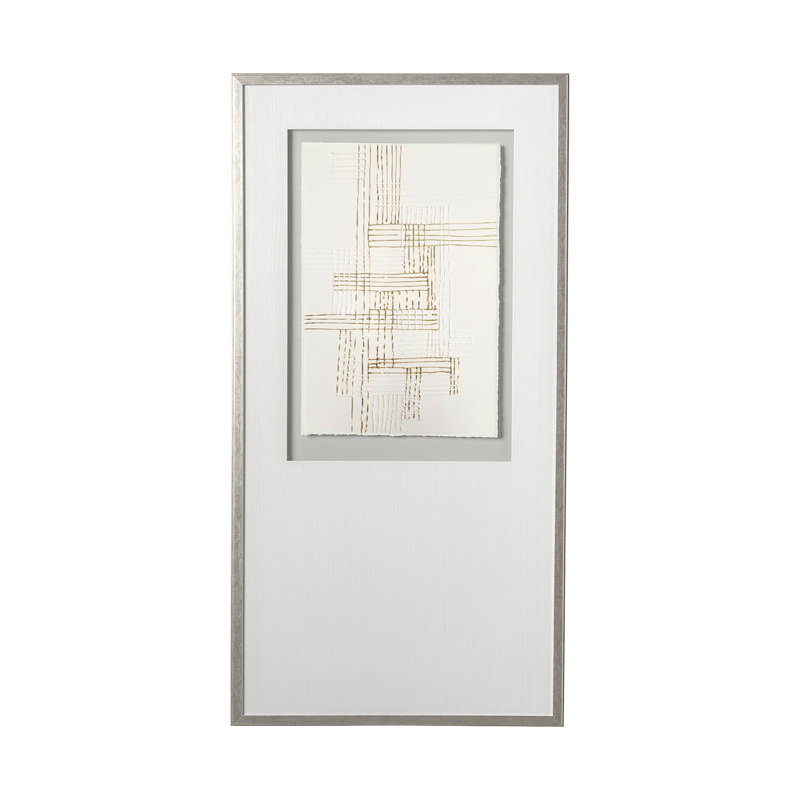 Stave II a Handmade Original Framed Artwork under Glass, Stave II