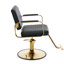 Fauteuil de salon hydraulique avec pivotement à 360 degrés, hauteur réglable et repose-pieds-133035499-133035502