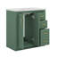 Ensemble de meuble-lavabo 30 po avec lavabo en céramique et porte à 3 tiroirs-1257265177