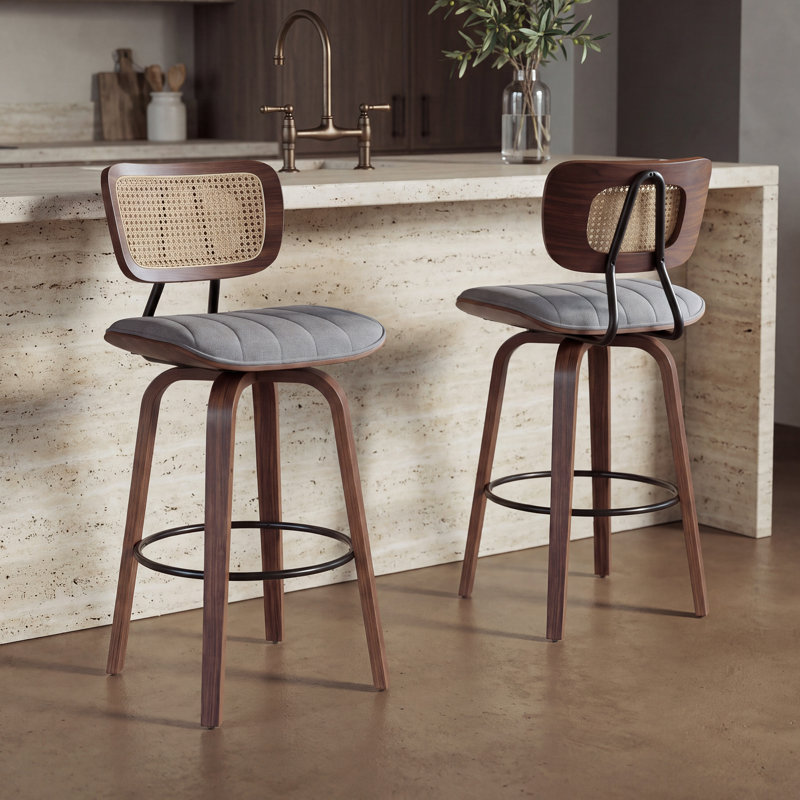 Tabouret de bar 26 po, Gris