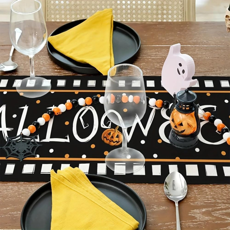 Chemin de table halloween Halloween, L 90 po