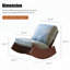Chaise berçante confortable avec coussin moelleux et structure en bois massif