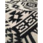 Tapis noir / blanc en laine tissé à plat à la main Treadaway-852822905