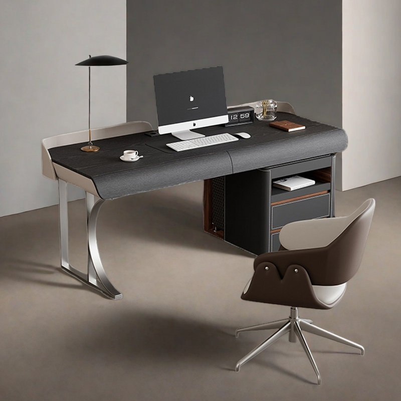 Ehrhardt, Noir/gris, H 29,53 po x l 70,87 po x P 27,56 po