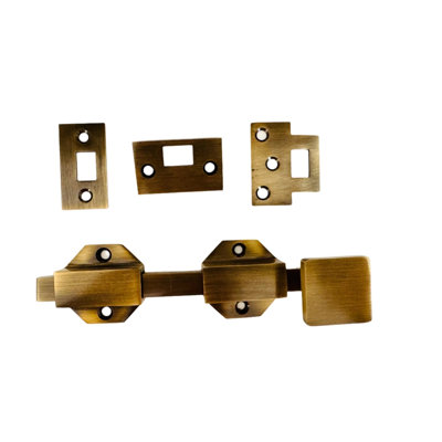 Heavy Duty Solid Brass "Kingsley" Surface Bolt