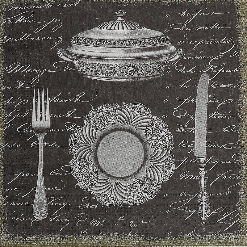 Paper Floral Napkin