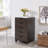 5 Drawer Chest File Cabinet, Wooden Storage Filing Cabinet with Wheels, Office File Cabinet, Office Alex Drawers for File storage-2010742213