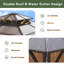 8 pi L 8 pi. D Pavillon de jardin en aluminium
