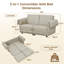 Modular Loveseat Sofa with Ottoman-7116777