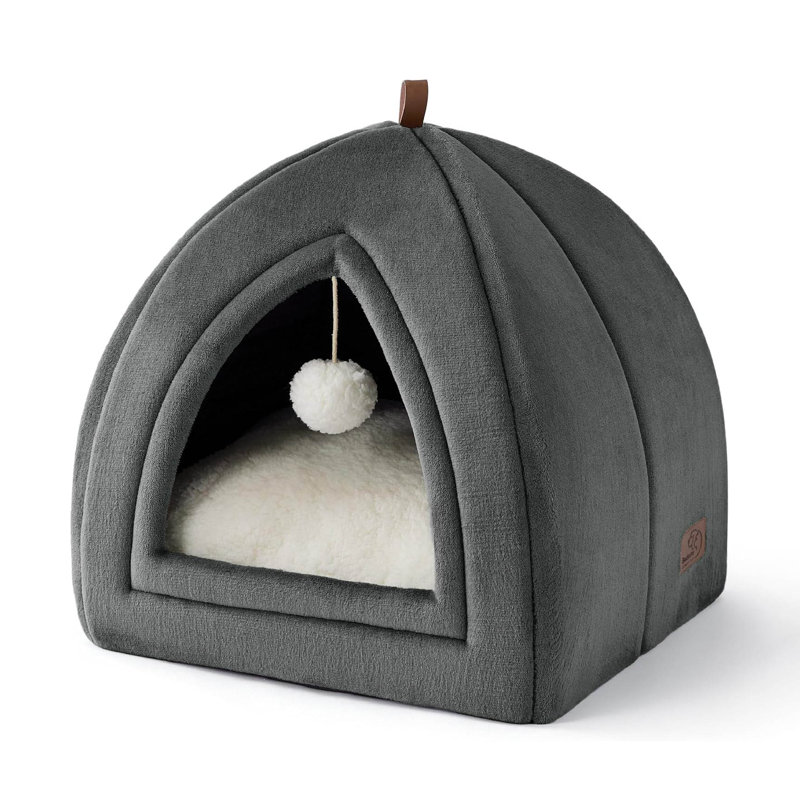 Tent Pet Bed, Dark Grey