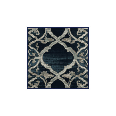 Machine Washable Gray Area Rug
