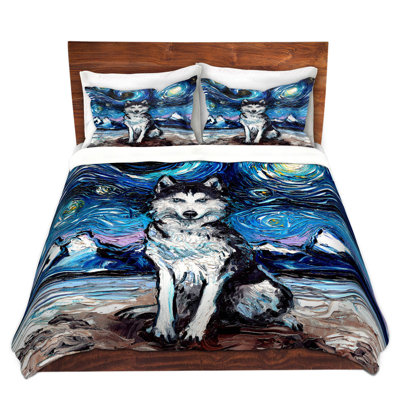 Ensembles de housses de couette DiaNoche en microfibre par Aja Ann - Husky