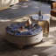 Ensemble de tables basses rondes en granit Luxury-Style-1518744800
