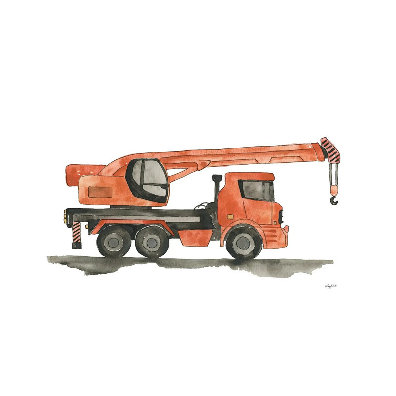 Crane 1 Piece Wrapped Canvas Painting, 30.48cm H x 45.72cm W